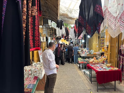 The old city in Hebron, in the occupied West Bank. Hamza Hendawi / The National
