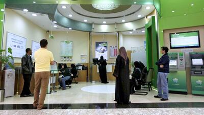 Dubai Islamic Bank shares rose 15 per cent last month as foreign ownership of the lender increased to 12.8 per cent from from 11.8 per cent. Jumana El Heloueh / Reuters