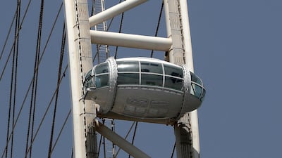 The wheel houses 48 capsules, including some of VIP packages and dining experiences.