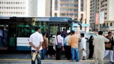 While some kiosks at shopping malls offer bus passes, the best place to buy one is the Muroor Road station.