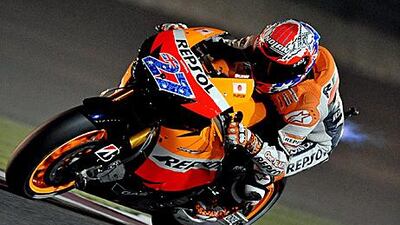 Casey Stoner has had a dream debut for the Repsol Honda team so far, but he knows the perils of starting from pole in Qatar.