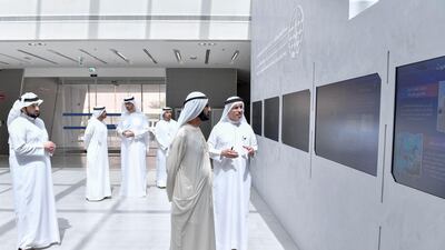 Sheikh Mohammed bin Rashid, Vice President and Ruler of Dubai, inaugurates Dubai Electricity and Water Authority’s Research and Development Centre at the Mohammed bin Rashid Al Maktoum Solar Park in March. Wam