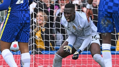 CHELSEA RATINGS: Edouard Mendy - 6, Kept his focus well to deny Pedro Neto and Hwang Hee-chan in either half, but there was nothing he could do about the late goals. AFP