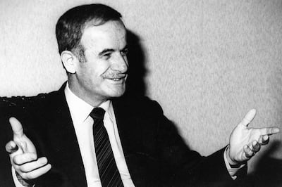 Hafez Al Assad was president of Syria from 1971 until his death in 2000. AFP