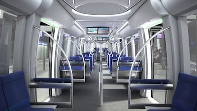 How Abu Dhabi's Metro system could look in one of Siemens' designs for their transport systems. SWM / MVG / N+P Industrial Design