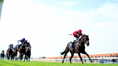 Romanised ridden by jockey Shane Foley on the way to winning the Tattersalls Irish 2,000 Guineas at Curragh Racecourse, County Kildare. Press Association