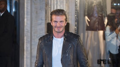 David Beckham, in a Belstaff jacket, attends the opening of Belstaff House on September 15, 2013 in London, England. Getty Images