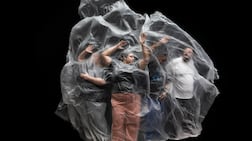 Sofiane Chalal’s XXL uses hip-hop and humour to challenge perceptions of larger bodies on stage, as part of Perform Sharjah. Photo: Sharjah Arts Foundation
