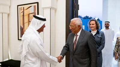 Mr Costa meets Sheikh Sultan bin Hamdan, Adviser to the UAE President
