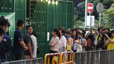More than four million Hong Kong residents have registered to vote in the election, which is being held amid mass protests that are in their six month. EPA