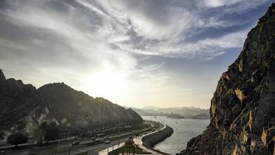 The waterfront in the Mutrah area of Muscat. AFP