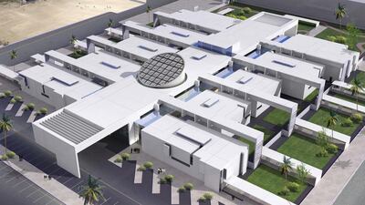 An artist's impression of what the new centre in Al Bahia, on the outskirts of the city, will look like when it opens in September. Courtesy of Special Care Centre