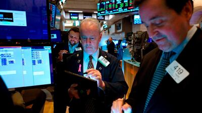 Traders at the New York Stock Exchange (NYSE) earlier this month. The US yield curve has been quietly undoing the inversion that had raised alarms over the summer. Photo: AFP