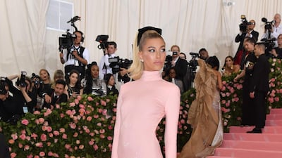 Model Hailey Rhode Bieber arrives at the 2019 Met Gala in New York on May 6. AFP