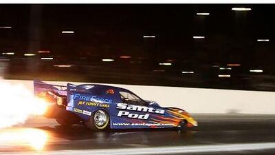 Martin Hill took a jet engine off a Sikorsky Skycrane helicopter and built his own afterburner for it; he claims it puts out about 10,000hp. Pawan Singh / The National