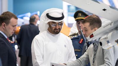 About Dh880 million worth defence deals were signed by the Armed Forces.