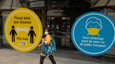 The UK wants to avoid a second lockdown. AFP