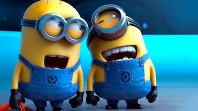 The minion characters in the film Despicable Me 2. AP Photo / Universal Pictures