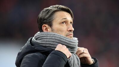 Niko Kovac takes his Bayern Munich team to Anfield on Tuesday night to face Liverpool in the Uefa Champions League last-16, first leg. Getty Images