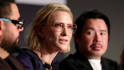 Cate Blanchett is thanked for defending Palestinians during a public talk at Cannes Film Festival 2026. EPA