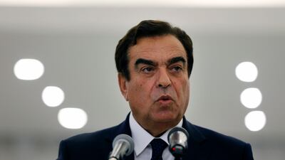 Lebanon's Information Minister George Kordahi. AP