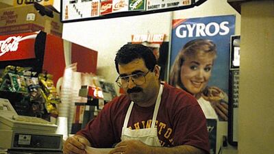 Arab-American brothers and business partners Johnny and Danny Dubbaneh open their first brick and mortar manoushe and zaatar shop in the same location their grandfather once owned. Image courtesy of Z and Z family Manoushe Bakery