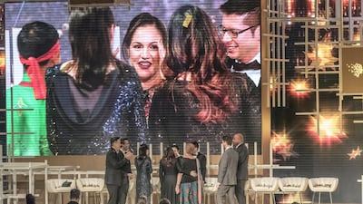 The Varkey Foundation's Global Teacher Prize at Atlantis The Palm in Dubai. The 2018 winner was Andria Zafirakou. Antonie Robertson / The National