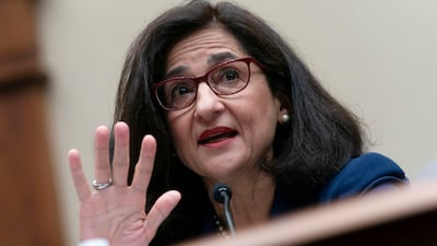 Former Columbia University president Minouche Shafik. AP