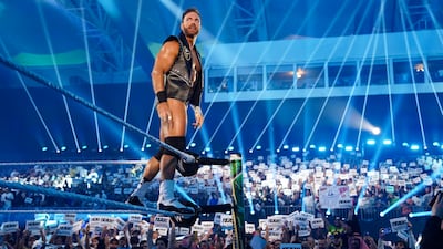 Fans in Saudi Arabia showed their support for LA Knight at Crown Jewel in Riyadh. Photo: WWE