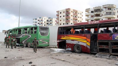 ISIL bombers have wrought havoc in Tartus, normally a relatively safe Alawite area. ISANA via AP