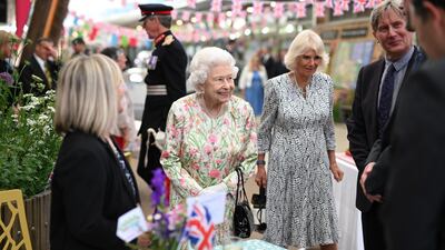 Britain's Queen Elizabeth attends an event on the sidelines of the G7 summit, at the Eden Project in Cornwall, Britain June 11, 2021. Reuters