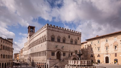 The Palazzo dei Priori in Perugia, Italy. Getty Images