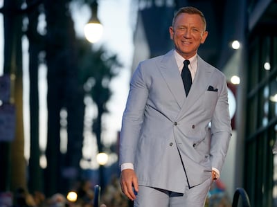 Daniel Craig, seen here receiving a star on the Hollywood Walk of Fame, in October 2021, in Los Angeles, has been made an Ordinary Companion of St Michael and St George (CMG) on the Diplomatic Service and Overseas List, for services to film and theatre, in the 2021 New Year Honours ist. AP