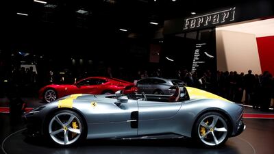 The new Ferrari Monza SP1. The Italian car maker's earnings rose 5 per ent in the latest quarter. Reuters