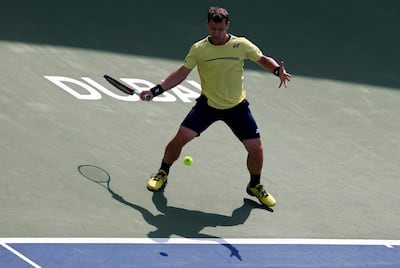 World No 113 Ricardas Berankis is through to the last 16 of the Dubai Duty Free Tennis Championships. EPA
