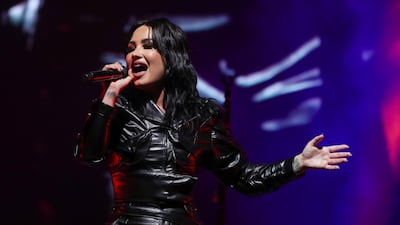 Demi Lovato performs on March 18, 2023 at the Coca-Cola Arena in Dubai. All photos: Victor Besa / The National