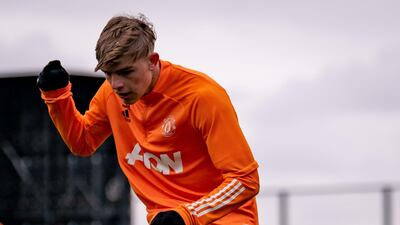 Brandon Williams works out in training. Getty