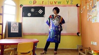 Gwyneth Pritchard started Little Smarties Nursery and Pre-School in Abu Dhabi in 2007 with nine children. Lee Hoagland / The National