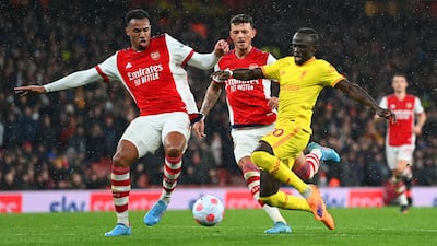 Sadio Mane – 6. The Senegalese ran hard but was unable to get into goalscoring positions. His pace became a factor when Arsenal chased the game. Getty