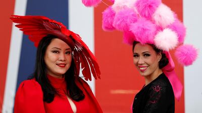 Racegoers during ladies day. Reuters