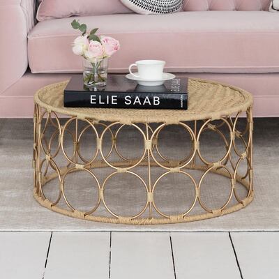 Coffee tables in rattan. Photo: Sweetpea & Willow