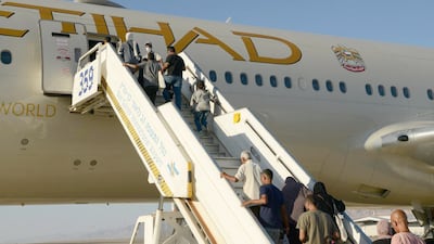 The UAE has evacuated sick and injured Palestinians to Abu Dhabi as part of a joint operation with the WHO. Wam