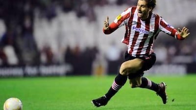 Athletic Bilbao’s Fernando Llorente will join the Serie A champions Juventus in July. Alvaro Barrientos / AP Photo