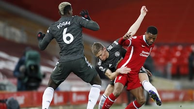 Georginio Wijnaldum - 5. The Dutchman worked manfully in a restructured midfield. He impressed during his side’s spell on top in the first-half but tired late. Replaced by Milner with a minute to go. EPA