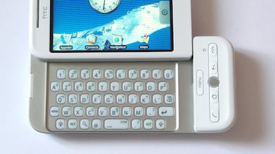 The HTC Dream ran on the very first version of Google's Android operating system. Photo: Wikipedia