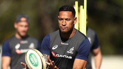 Israel Folau is confident in Australia's chances for the Rugby Championship. Getty Images