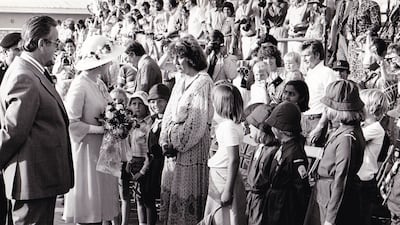 The institution was the result of a merger between the British Political Agency school and the Abu Dhabi Petroleum Company school.