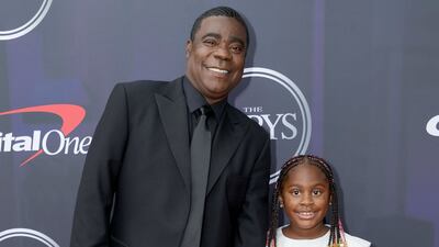 Tracy Morgan, left, and Maven Sonae Morgan attend the 2021 Espy Awards