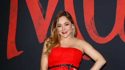 Sherlyn Montserrat Gonzalez Diaz at the world premiere of Disney's 'Mulan' at the Dolby Theatre in Hollywood on March 9, 2020. EPA