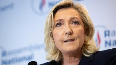 Marine Le Pen, the leader of the far-right National Rally, blamed tactical voting for her party's disappointing results. EPA